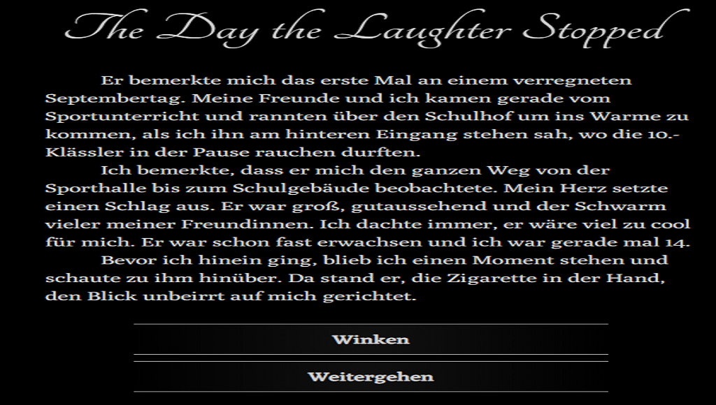 TheDayTheLaughterStopped_Vorschau